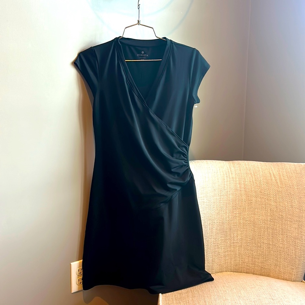 Athleta, black dress, extra small petite, VERY cute!
